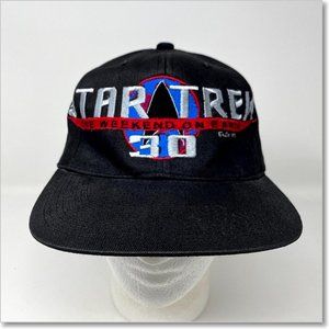 VTG STAR TREK Snapback Hat 1996 90s One Weekend on Earth 30 Limited Edition 1200